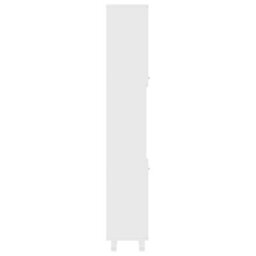 Berkfield Bathroom Cabinet White 30X30X179 Cm Engineered Wood - thumbnail 6