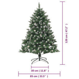 Berkfield Artificial Christmas Tree With Stand 120 Cm Pvc - thumbnail 8