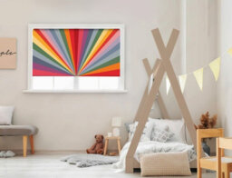 Lister Cartwright Rainbow Sun Burst Roller Blind Blackout Easy Fit Child Safety Included(120 Cm Width X 140 Cm Drop) - thumbnail 2