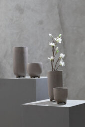 Orsina Modern Ceramic Vase For Home Decor, Speckled Design Flower Vase For Contemporary Spaces, Modern Small Vase - thumbnail 2
