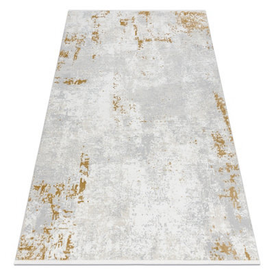 RugsX Modern Carpet Duke 51378 Cream / Gold - Concrete, Stone Structured, Ve  120X170 Cm - image 1