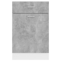 Vidaxl Drawer Bottom Cabinet Lyon Concrete Grey 50X46X81.5 Cm Engineered Wood - thumbnail 7