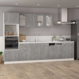 Vidaxl Drawer Bottom Cabinet Lyon Concrete Grey 50X46X81.5 Cm Engineered Wood - thumbnail 3