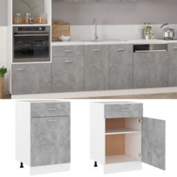 Vidaxl Drawer Bottom Cabinet Lyon Concrete Grey 50X46X81.5 Cm Engineered Wood - thumbnail 2