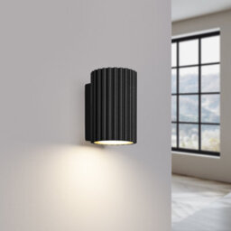 Sollux Lighting Karbon Aluminum Black 1 Lights Minimalist Wall Light - thumbnail 3