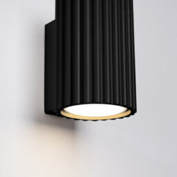 Sollux Lighting Karbon Aluminum Black 1 Lights Minimalist Wall Light - thumbnail 5
