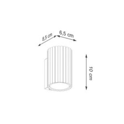 Sollux Lighting Karbon Aluminum Black 1 Lights Minimalist Wall Light - thumbnail 8