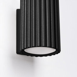 Sollux Lighting Karbon Aluminum Black 1 Lights Minimalist Wall Light - thumbnail 6