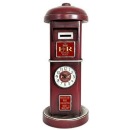 Minster Table Clock - L42 X W17 X H17 Cm