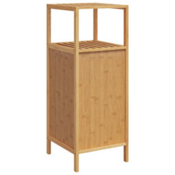 Walplus Bathroom Cabinet With Shelf 36X33X87 Cm Bamboo - thumbnail 5