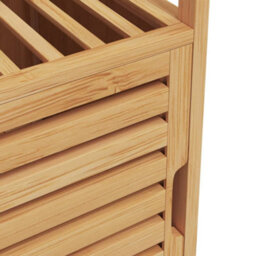 Walplus Bathroom Cabinet With Shelf 36X33X87 Cm Bamboo - thumbnail 7
