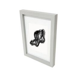 GoodHome Matt Grey Pine Effect Plain Single Picture Frame (H)29.7Cm X (W)21Cm - thumbnail 1