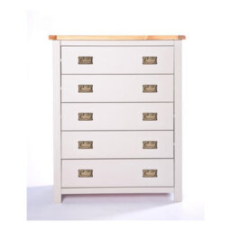 Cabinet Bits Argenta 5 Drawer Chest Of Drawers Bras Drop Handle - thumbnail 1