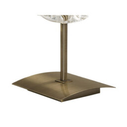 Luminosa Lighting Luminosa Akira Table Lamp 2 Light E27, Antique Brass With Black Shade - thumbnail 4