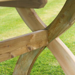 6 Seater Garden Table Harriet  Wooden Garden Table By Zest Outdoor Living - thumbnail 5