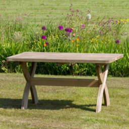 6 Seater Garden Table Harriet  Wooden Garden Table By Zest Outdoor Living - thumbnail 1