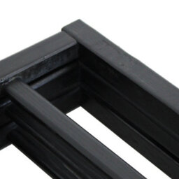 Oypla Black Dog Safety Folding Wooden Pet Gate Portable Indoor Barrier - thumbnail 4