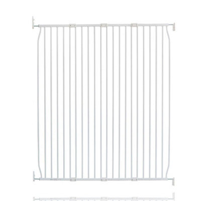 Bettacare Extra Tall Screw Fit Metal Dog Gate, White, 130Cm - 140Cm - image 1