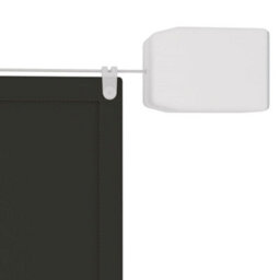 Walplus Vertical Awning Garden Sun Shade Canopy Gazebo For Back Door, Porch, Patio Anthracite 140X270 Cm Oxford Fabric - thumbnail 4