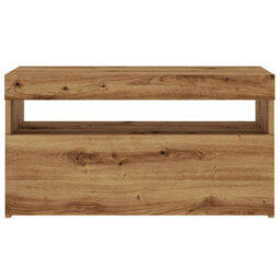 Berkfield Tv Cabinet With Led Lights Artisan Oak 75X35X40 Cm Engineered Wood - thumbnail 7