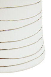 Orsina Haldis Small White Silver Ceramic Planter - thumbnail 4