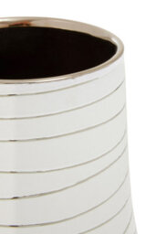 Orsina Haldis Small White Silver Ceramic Planter - thumbnail 3