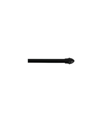 13mm Extendable Metal Curtain Cafe Rods (Black Cafe Rod 55Cm - 85Cm)