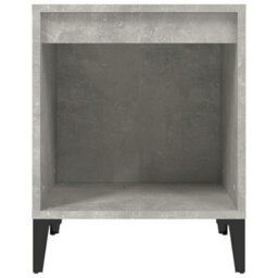 Berkfield Bedside Cabinet Concrete Grey 40X35X50 Cm - thumbnail 5