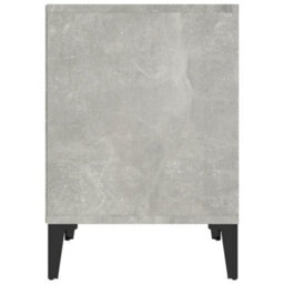 Berkfield Bedside Cabinet Concrete Grey 40X35X50 Cm - thumbnail 6
