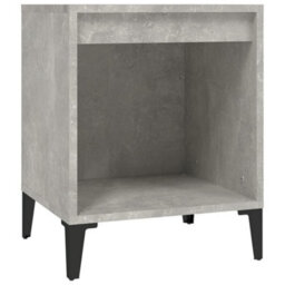 Berkfield Bedside Cabinet Concrete Grey 40X35X50 Cm - thumbnail 2