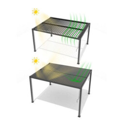 Primrose Living Deluxe Charcoal Veranda With Louvered Shutter Roof 6M X 3M - thumbnail 6