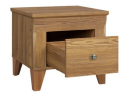 Arte Bergen 50 Cm Bedside Table With Drawer In Golden Sibiu Larch - thumbnail 3