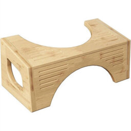 Bamboo Squatty Potty Squatting Toilet Poop Stool Bathroom Non-Stick - thumbnail 2