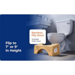 Bamboo Squatty Potty Squatting Toilet Poop Stool Bathroom Non-Stick - thumbnail 6