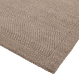 Taupe Simple And Stylish Wool Plain Modern Handmade Easy To Clean Rug For Living Room And Bedroom-80Cm X 150Cm - thumbnail 2