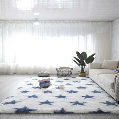 Fluffy Soft Carpet Large Shaggy Rug Anti-Slip Bedroom Living Room Floor Mats200X300 - image 1