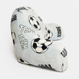OHS Fleece Bed Reading Pillow Football Chair Support With Arms Lumbar Backrest - thumbnail 6