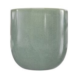 GoodHome Boann Gloss Green Reactive Glaze Effect Ceramic Tumbler - thumbnail 3