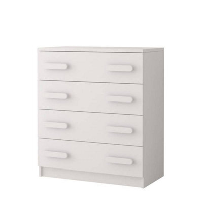 Arte All-White Chest Of Drawers H930mm W800mm D400mm - Minimalist Design For Versatile Kids' Spaces - image 1