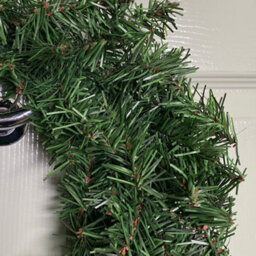 Samuel Alexander 45Cm Plain Green Colorado Christmas Door Wreath With Pvc Tips - thumbnail 6