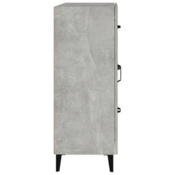 Berkfield Stylish Sideboard Concrete Grey 69.5X34X90 Cm Engineered Wood - thumbnail 7