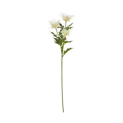 Hill Interiors Sea Holly Spray Artificial Flower Cream (One Size)