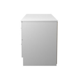 Portland 4 Drawer Bed Box In Black & White Matt (Ready Assembled) - thumbnail 3
