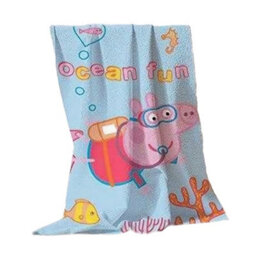 Peppa Pig Pa Pig Ocean Fun Towel Sky Blue/pink (One Size) - thumbnail 4