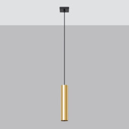 Sollux Lighting Lagos Steel Golden Gloss 1 Lights Modern Pendant Ceiling Light - thumbnail 1