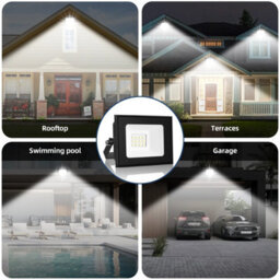 Outdoor 50W White Led Floodlight Waterproof Ip66 Security Light - thumbnail 5