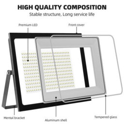 Outdoor 50W White Led Floodlight Waterproof Ip66 Security Light - thumbnail 3