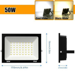 Outdoor 50W White Led Floodlight Waterproof Ip66 Security Light - thumbnail 2