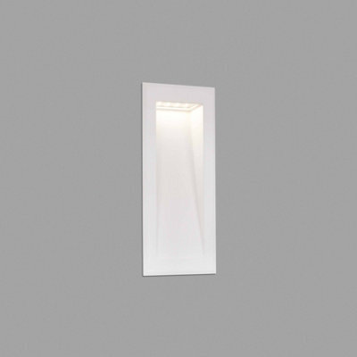 Luminosa Lighting Luminosa Soun Outdoor Led White Recessed Wall Lamp Ip65 - image 1