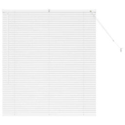 Walplus Window Blind With Curtains Manual White Aluminium - thumbnail 2
